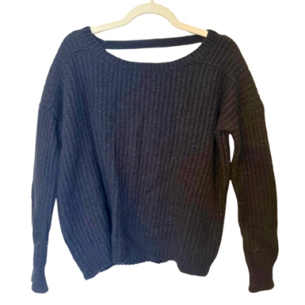 Express Black Women's Crew Neck Sweater